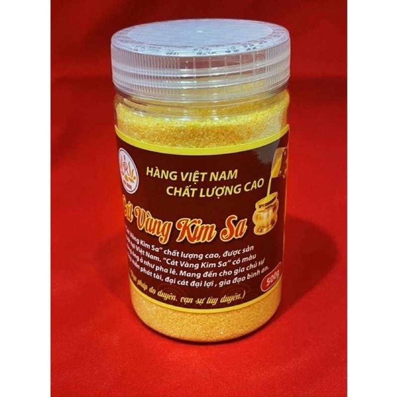 Cát vàng kim sa loại 1- tro cát kim sa bỏ lư hương cao cấp Đại Cát Đại Lợi