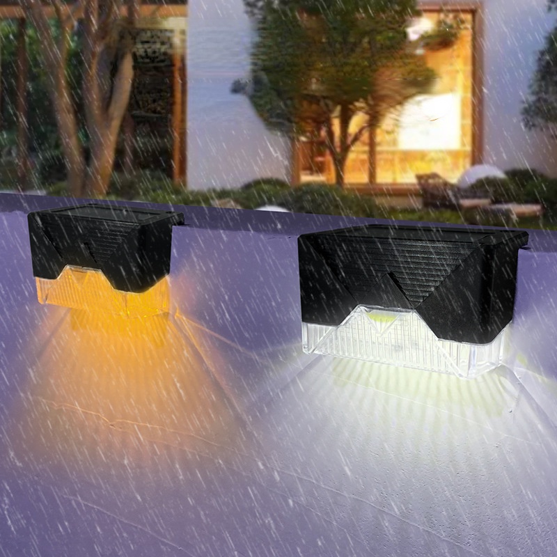 1 Đèn LED Năng Lượng Mặt Trời Chống Thấm Nước Gắn Tường Trang Trí