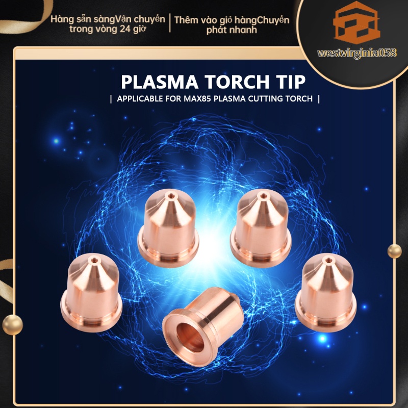 Bộ 5 Đầu Phun Plasma 85A 220816 Đèn Pin Cắt Nhỏ Gọn MAX85 Westvirginia058