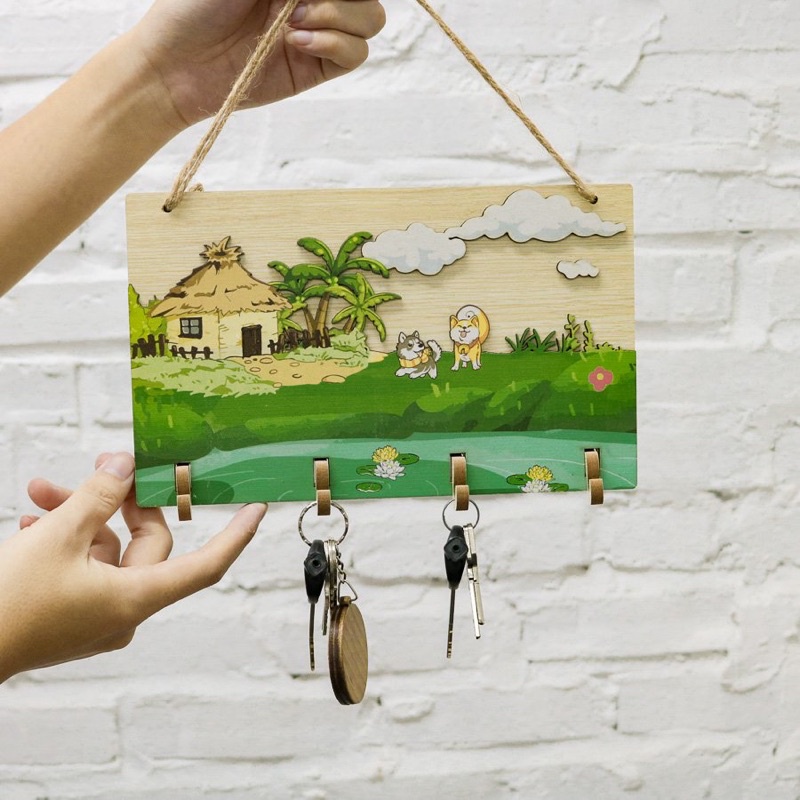 Bảng Móc Treo Chìa Khoá Siêu Xinh