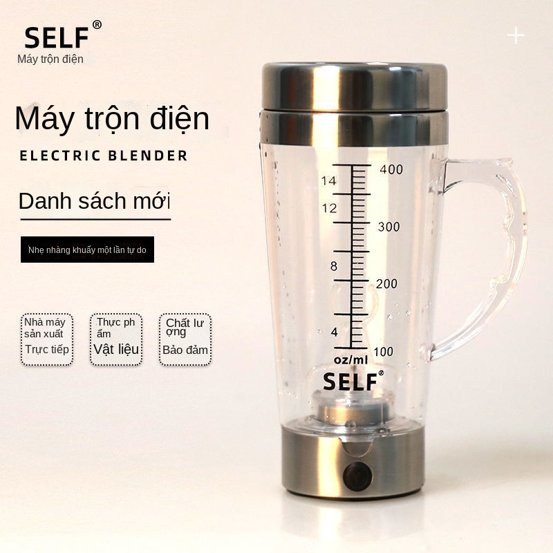 □Sữa bột lạc đà điện mới và sữa dê tách tự động pha cà phê từ tính Cốc pha cà phê điện công nghệ đen