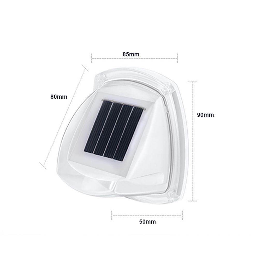 YIYU 1 Đèn Đường 8 Bóng Led Sử Dụng Năng Lượng Mặt Trời