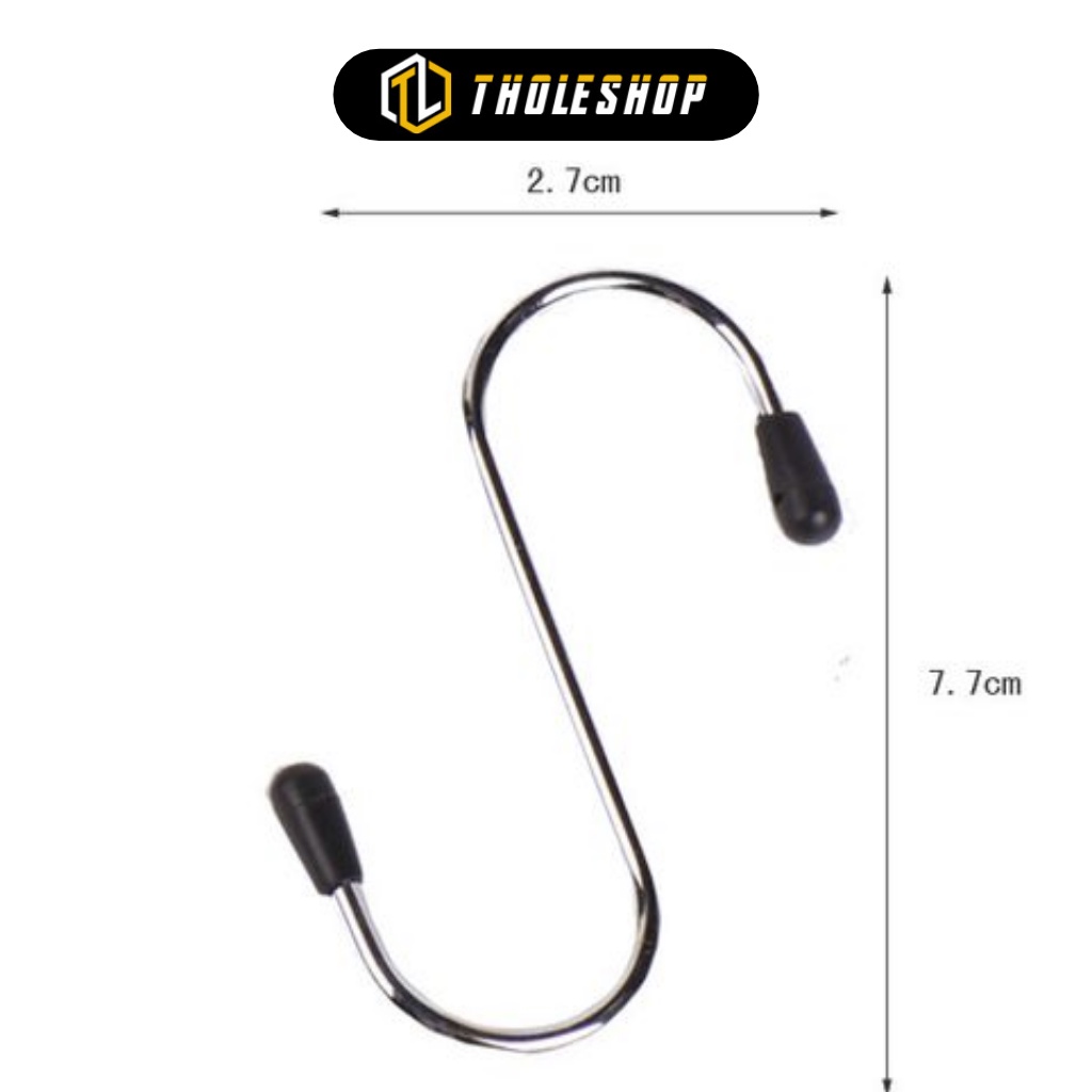 Móc Treo - Combo 4 Móc Treo Đồ Chữ S, Chịu Lực Mạnh, Phơi Khăn, Dép, Đồ Dùng 9267