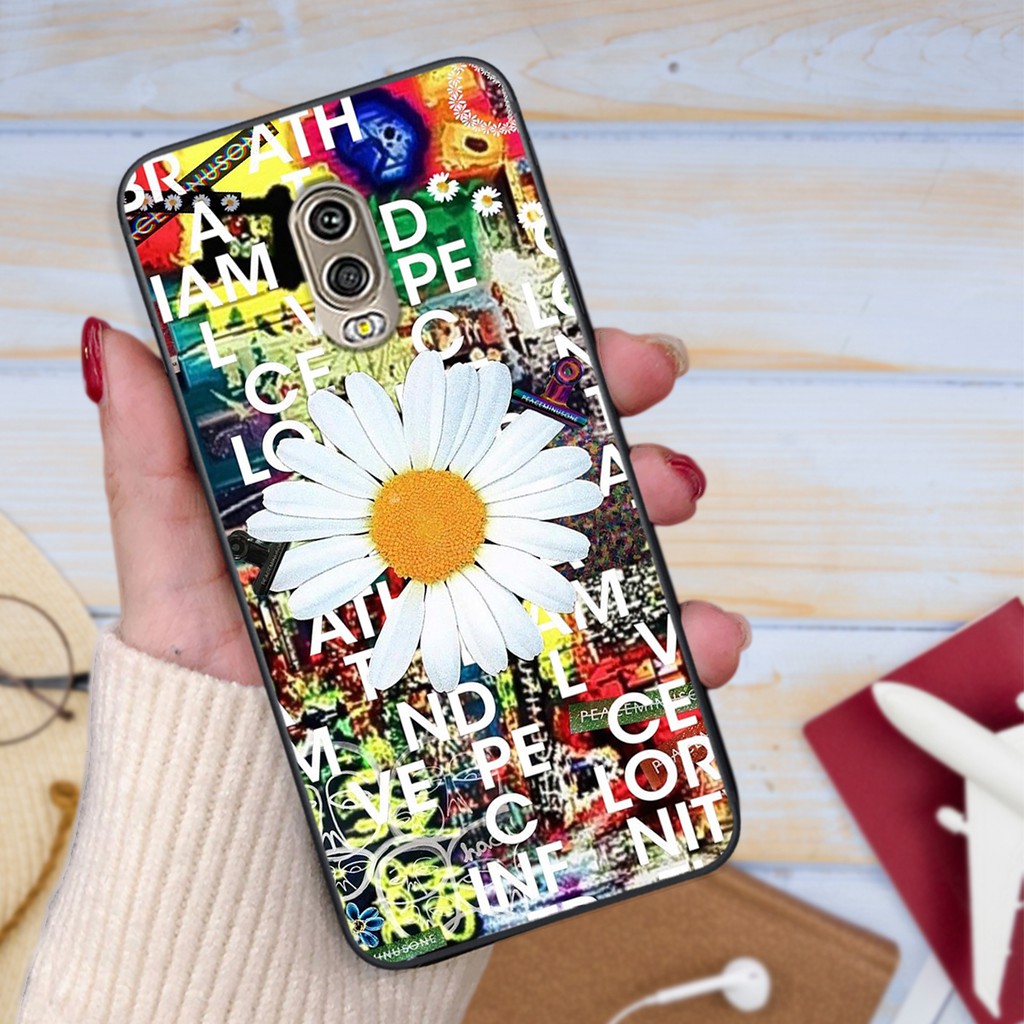Ốp lưng điện thoại Samsung Galaxy J7 Pro - J7 Plus in hình hoa cúc peaceminusone- Doremistorevn | BigBuy360 - bigbuy360.vn