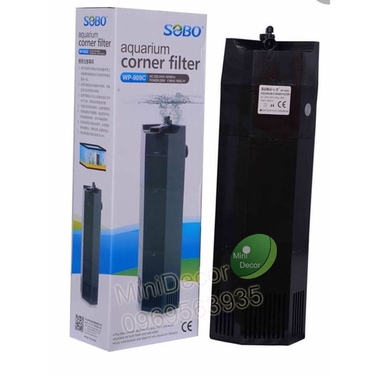 Lọc góc bể cá Sobo