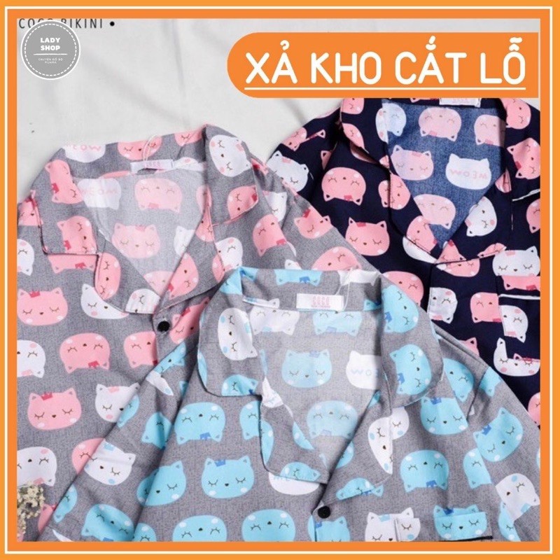 [Siêu Hót] Bộ Đồ Mặc Nhà chất liệu Kate Thái (MS214 )