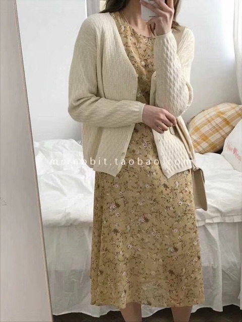 Váy hoa nhí vintage