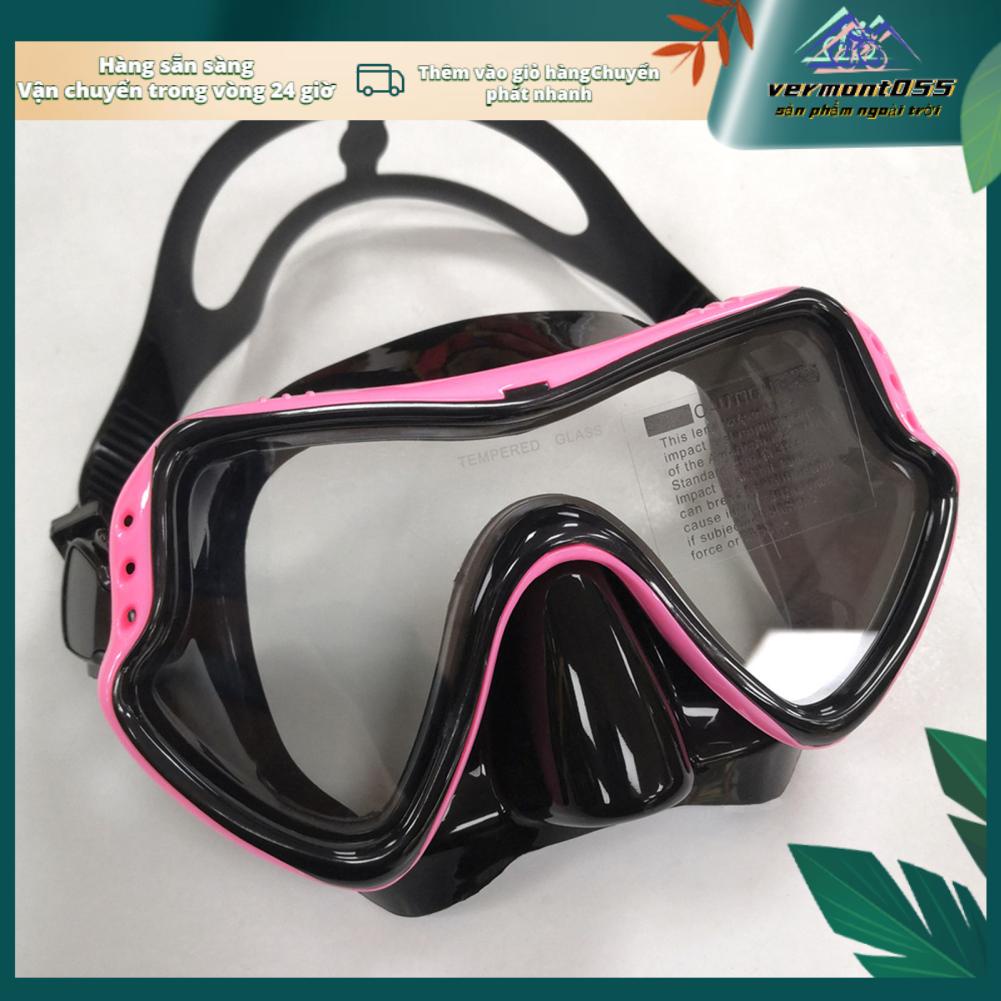 Vermont055 Bộ mặt nạ ống thở có thể điều chỉnh an toàn đàn hồi chống trượt dành cho nam và nữ