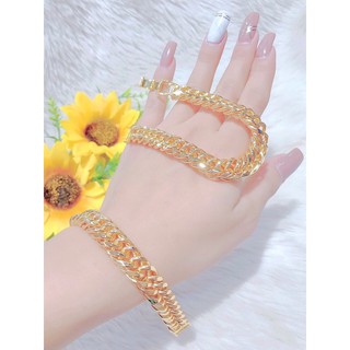 Lắc tay Nam. Nữ mạ vàng 18k. bền màu