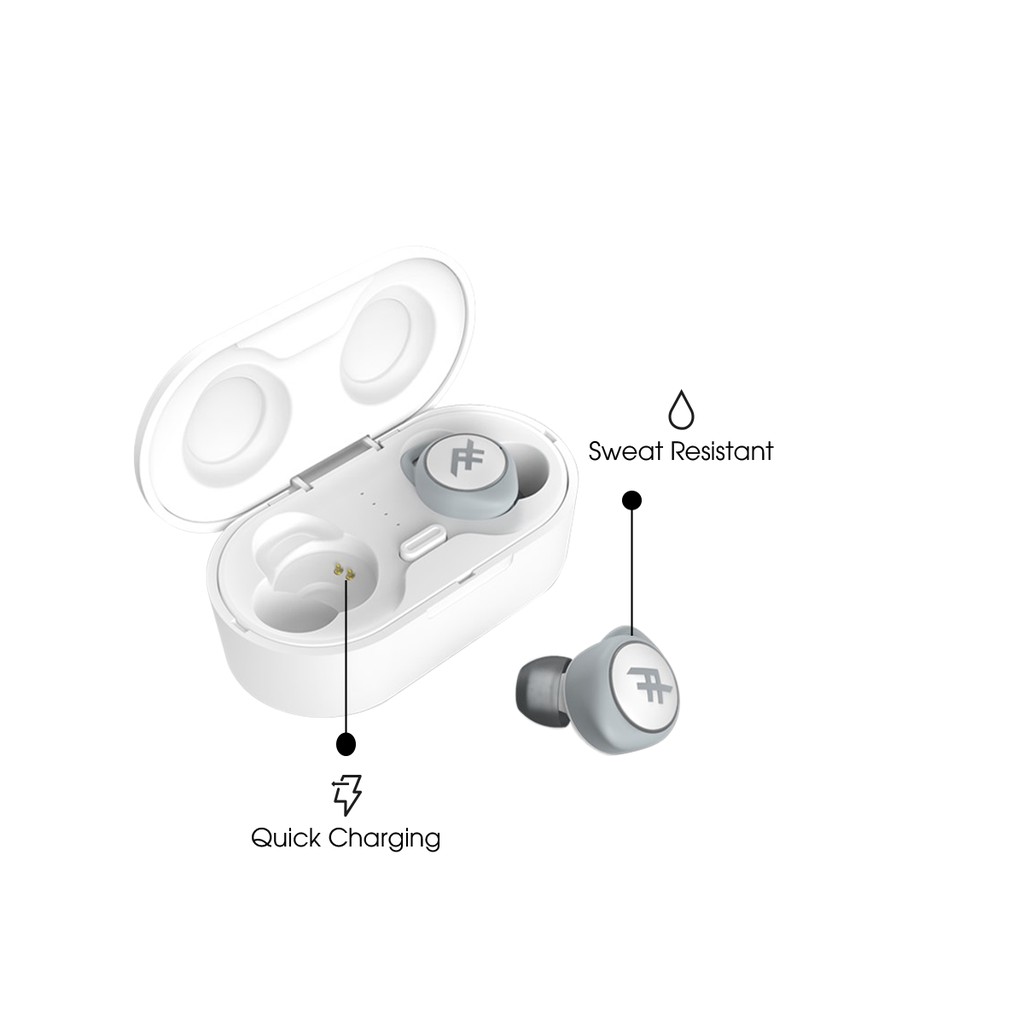 Combo: Tai nghe iFrogz earbud không dây Airtime - Sạc dự phòng Mophie Powerstation USB-C Power Delivery 10050mAh