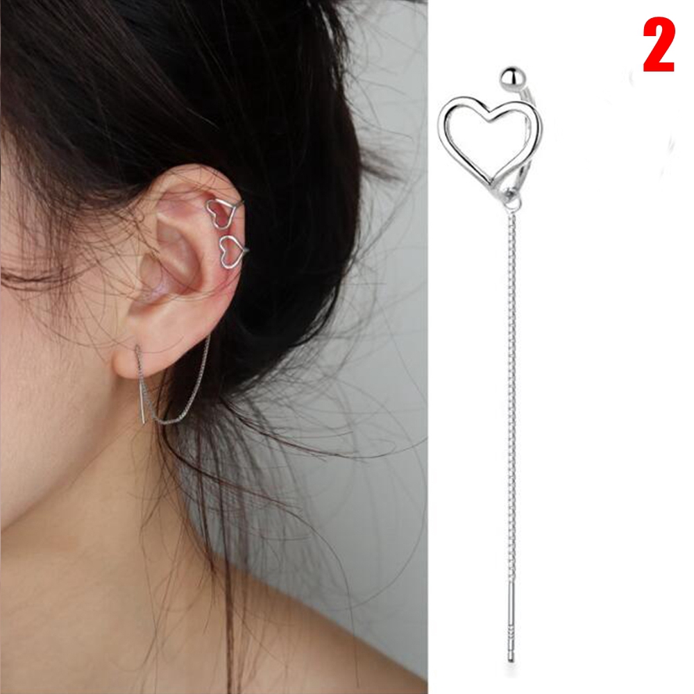 Áo Không Xỏ Lỗ Thời Trang Dùng Làm Quà Tặng Trong Bữa Tiệc|Khuyên Tai CZ Dáng Dài Thời Trang Sang Trọng