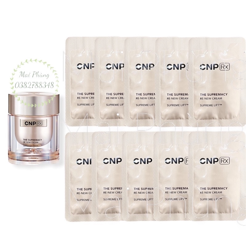 10 Gói Kem Dưỡng Tái Tạo Phục Hồi Trẻ Hoá Cnp Rx