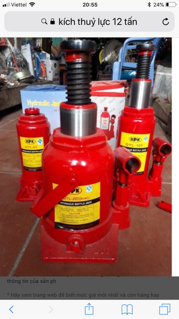 Kích thuỷ lực 12 tấn