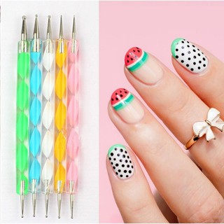 Bộ Set Cọ Chấm Bi 2 Đầu Đa Năng Chuyên Dụng Làm Nail - Thiết Kế 2 Linh Hoạt Dễ Sử Dụng Cho Người Mới Học Và Thợ Nail