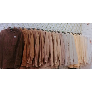 SƠ MI NHUNG TĂM 2HAND (Nhắn shop gửi thêm mẫu)