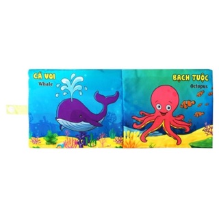 Đồ chơi sach vải 4 trang 8 mặt