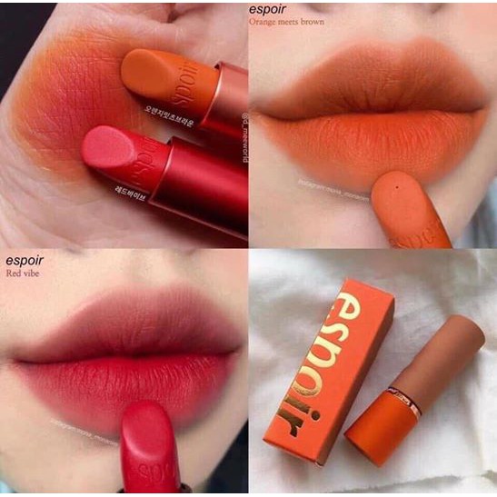 Son Thỏi Espoir Lipstick No Wear Gentle/ Power Matte