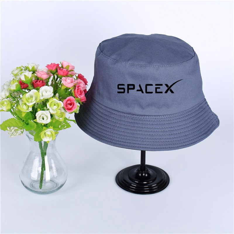 Nón Bucket Hoạ Tiết Chữ Spacex Cho Nam Và Nữ