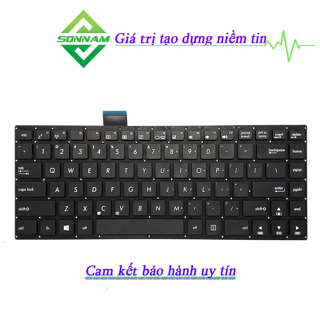 Bàn Phím Laptop Asus ZIN X402, X402A, X402C, X402CA - Bảo Hành Đổi Mới 9 Tháng