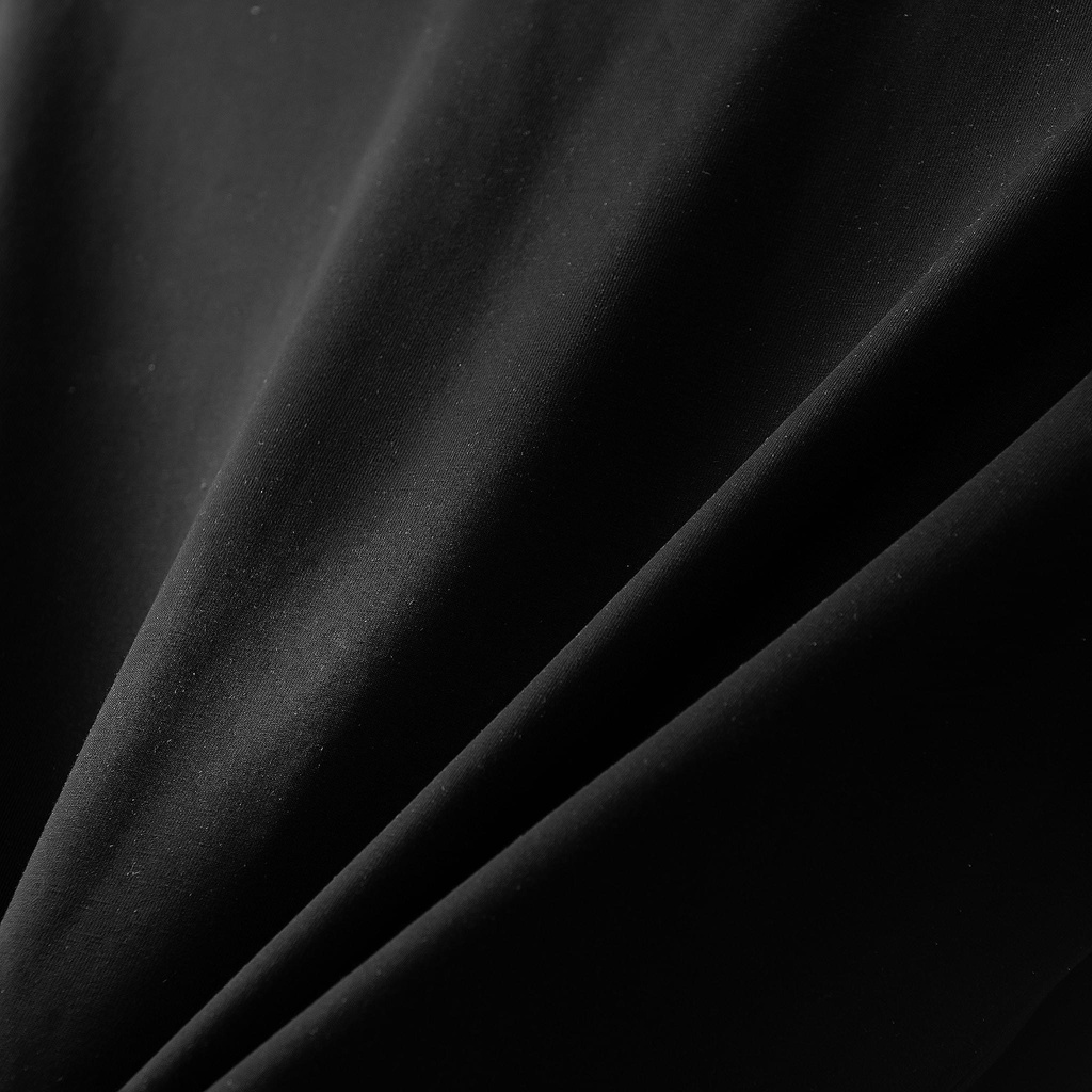 Áo thun nam cổ tròn, T-SHIRT trơn màu đen AREMI, vải Cotton co giãn 4 chiều ATS0003