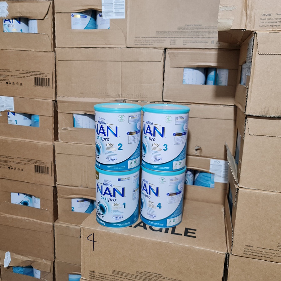 Sữa Công Thức Nan Nga Optipro Nestle Số 1, 2, 3, 4 - 800g