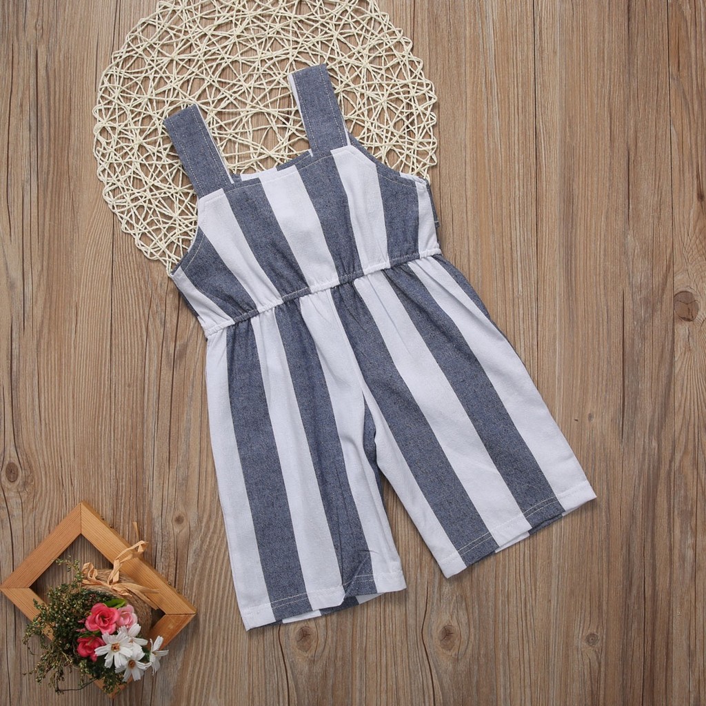 Bộ jumpsuit xinh xắn thời trang bé gái năng động