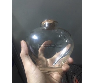 LỌ THUỶ TINH HÌNH TIM 300ml NÚT BẦN