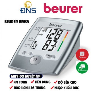 Máy đo huyết áp bắp tay beurer bm35 nhập khẩu chlb đức - bảo hành 3 năm