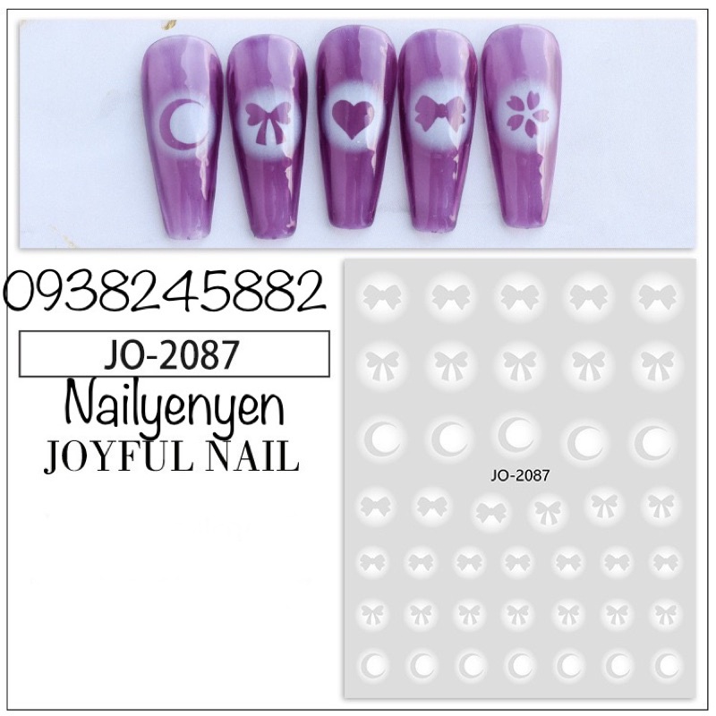 Sticker nail ombre nhiều mẫu