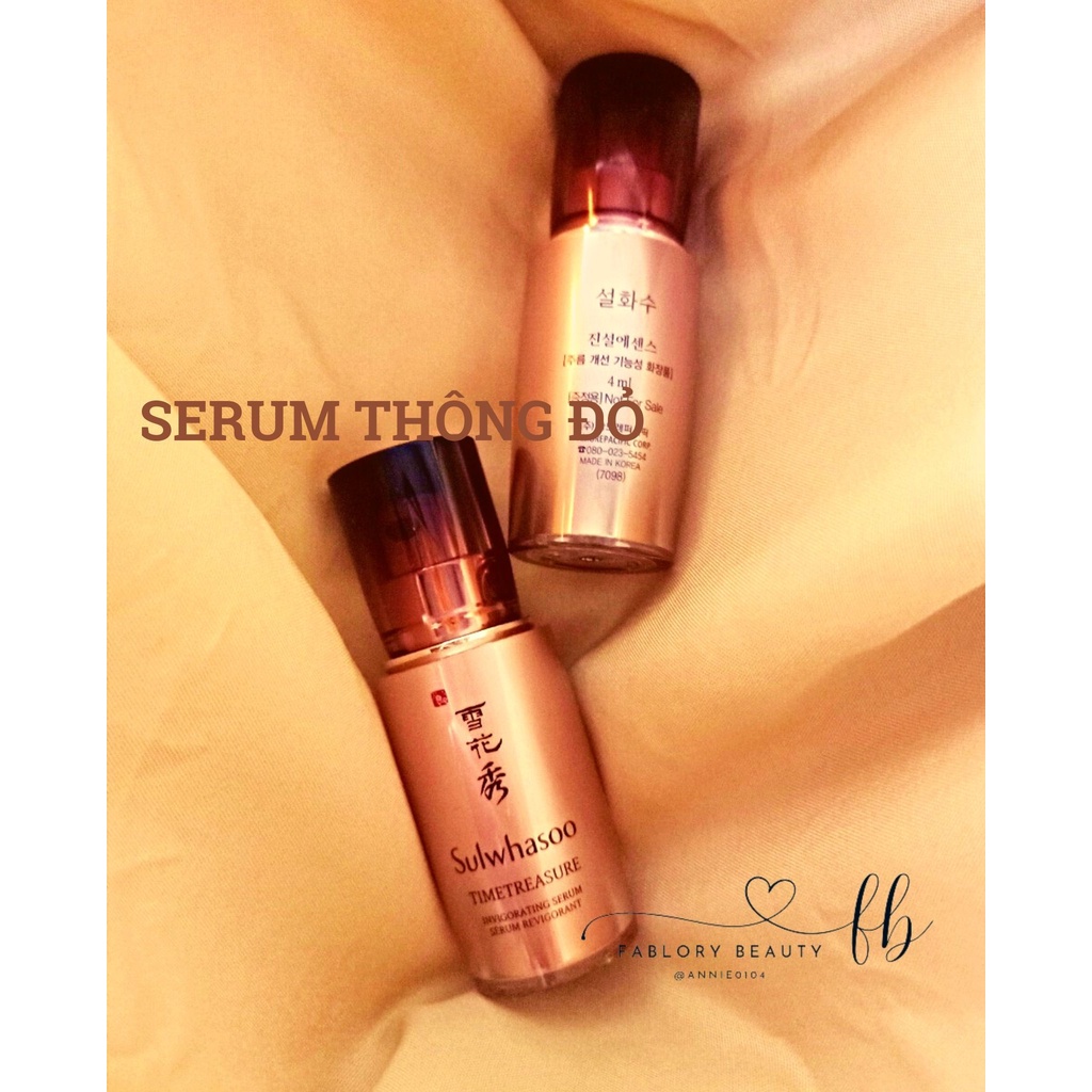 Serum thông đỏ Sulwhasoo Timetreasure Invigorating Serum chống lão hóa toàn diện giàm nếp nhăn, nâng cơ