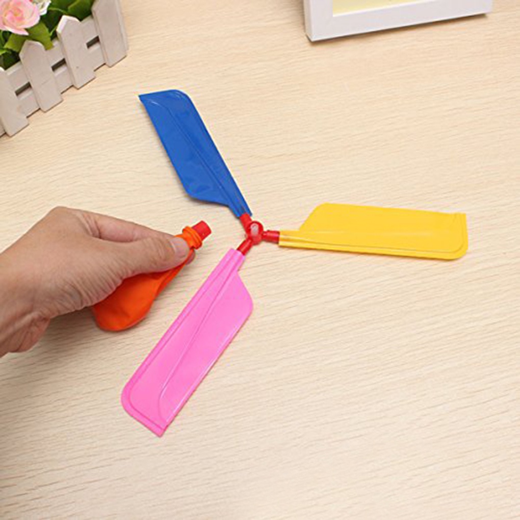 [CHOO] Classic Balloon Airplane Helicopter For Kids Child Bag Flying Toy Gifts Outdoors Random Color