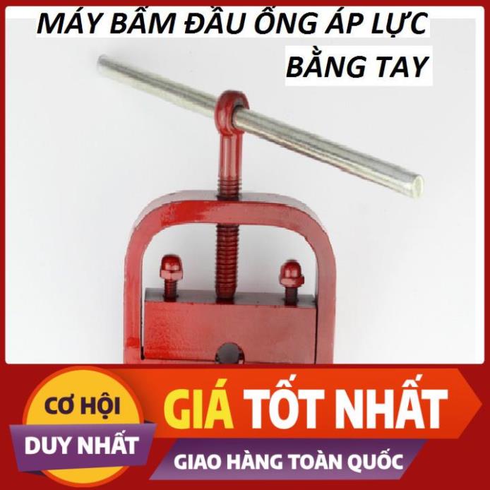 Dụng cụ bấm đầu dây áp lực bằng tay quay
