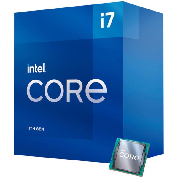 CPU Bộ Vi Xử Lý Intel Core i7-11700 (2.9GHz Turbo 4.7GHz, 8 nhân 16 luồng, 20MB Cache, 65W) – SK LGA 1200 box / tray