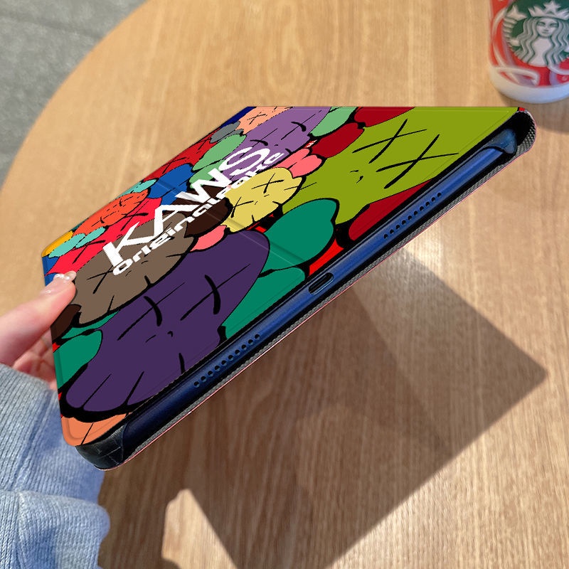 Bao Da Máy Tính Bảng In Hình Kaws Sesame Street Cho iPad Pro 10.5 inch iPad 2 / 3 / 4 Mini 2 / 3 5 / 6 Air 1 / 2 Ốp