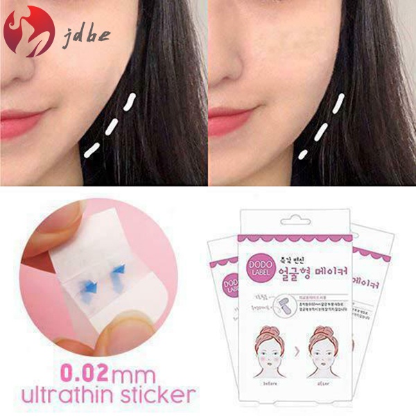 JDBE 40Pcs/Box Secret Lift Tape Effective Face Sticker Thin Invisible Chin Patch