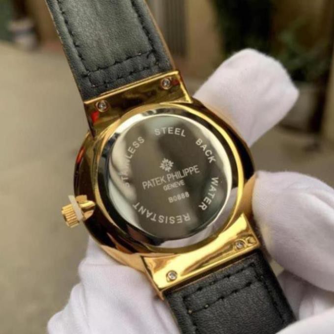 Đồng hồ nam Patek Philippe mặt tròn dáng cổ điển mặt Mineral chống xước chống nước DH156 Shop813 | BigBuy360 - bigbuy360.vn