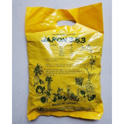 Phân hữu cơ nhập khẩu NHẬT 3.3.3 Chuyên dùng hoa hồng, hoa lan, bonsai, rau màu gói 1kg