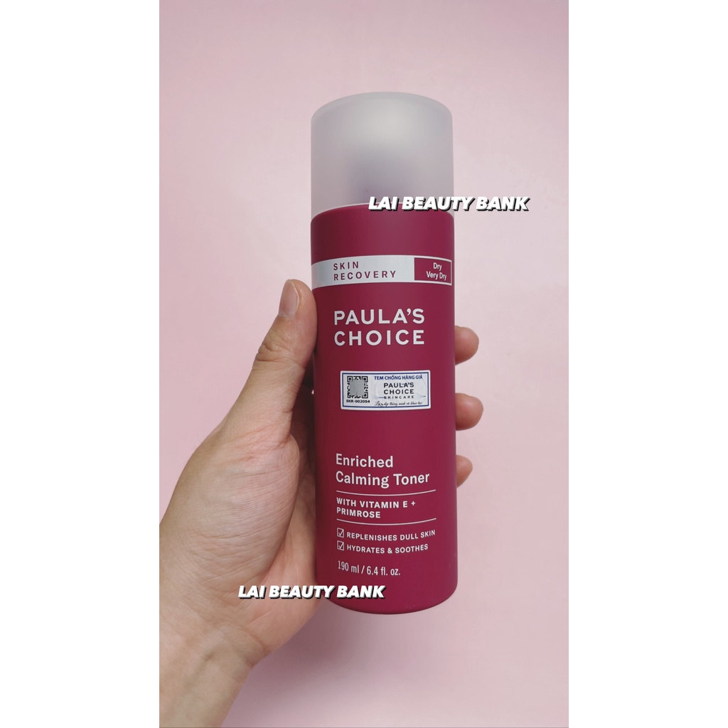 [190ml] Toner phục hồi độ ẩm cho da Paula's Choice Skin Recovery Enriched Calming Toner