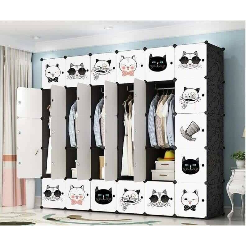 Tủ nhựa lắp ghép 30 ô