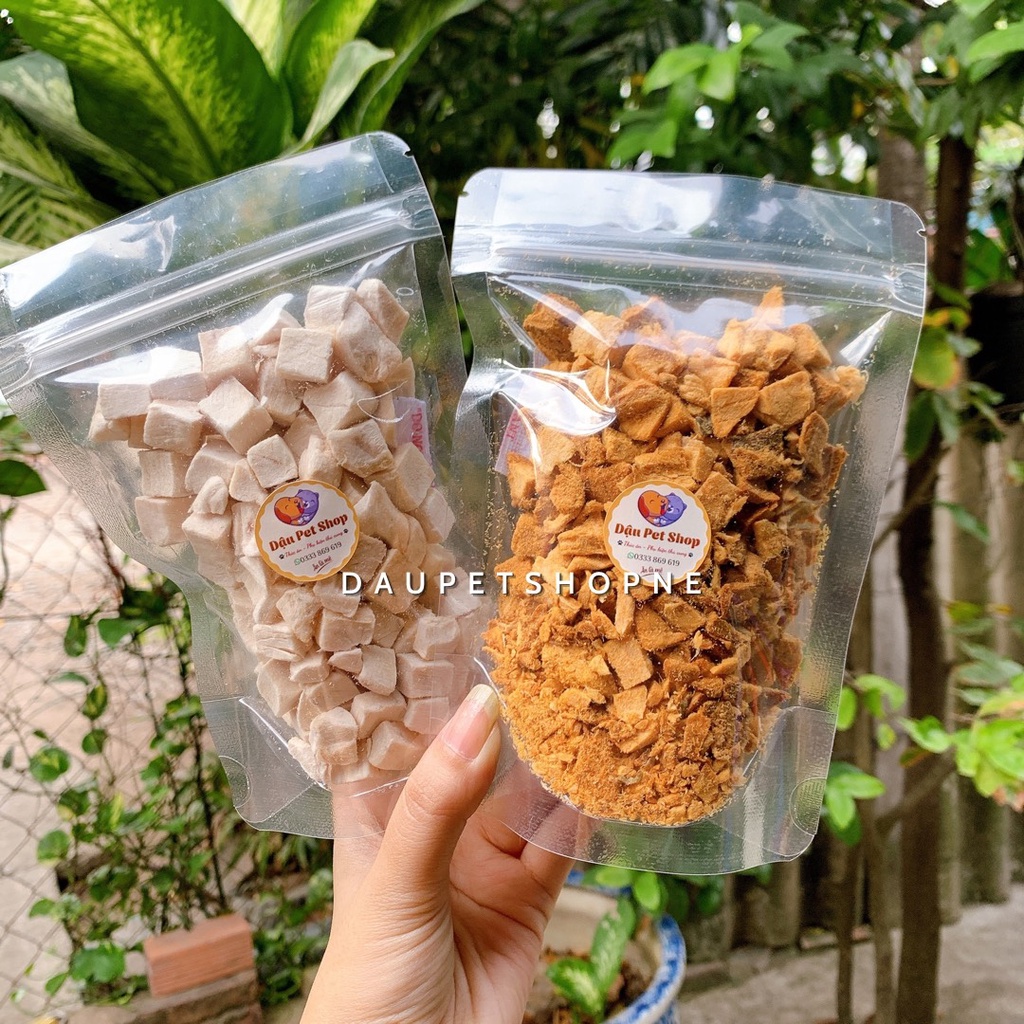 Thức ăn sấy khô cho thú cưng - Snack cho chó mèo