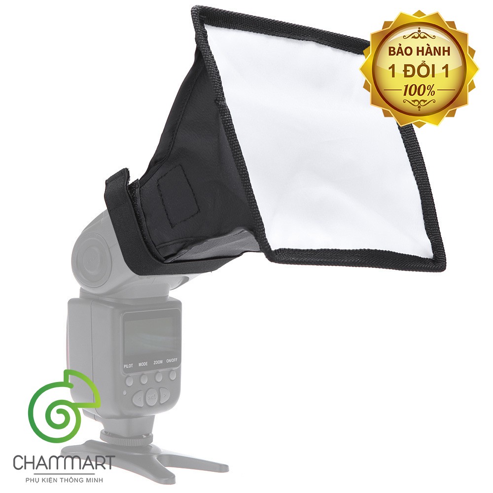 Hộp tản sáng đèn flash miếng che tản sáng cho đèn flash phụ kiện chụp ảnh chuyên dụng Chammart