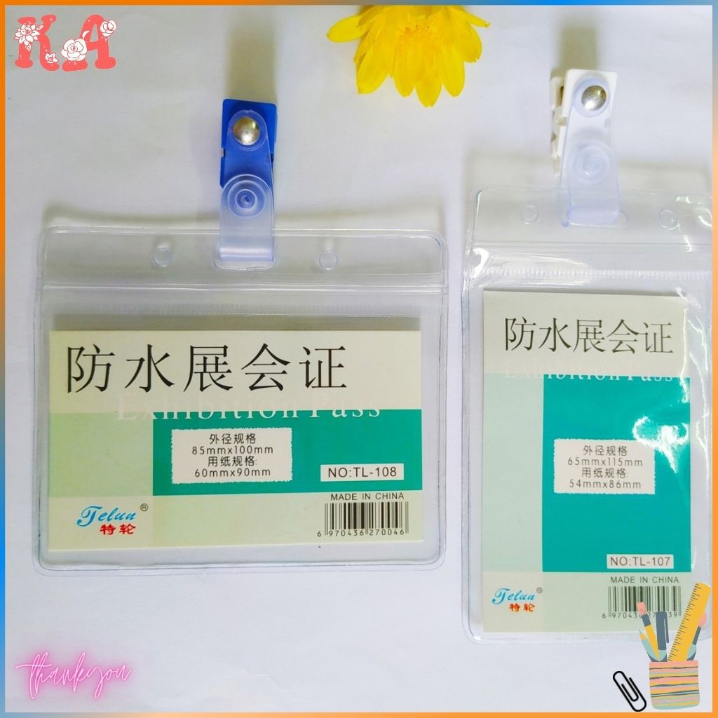 Combo 10 móc kẹp thẻ nhựa