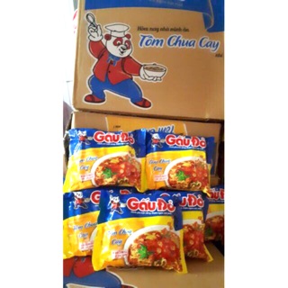Thùng Gấu đỏ mì tôm chua cay