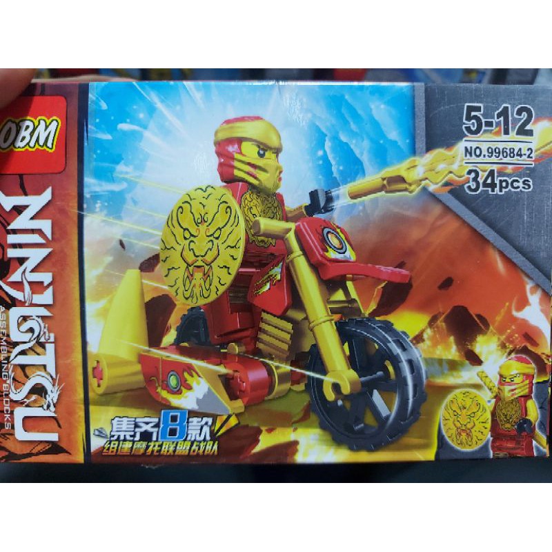 lego obm 99684 ninjago new season lái mô tô moto bay flycam master sự phụ cơn lốc xoáy ánh dương đồ chơi thông minh