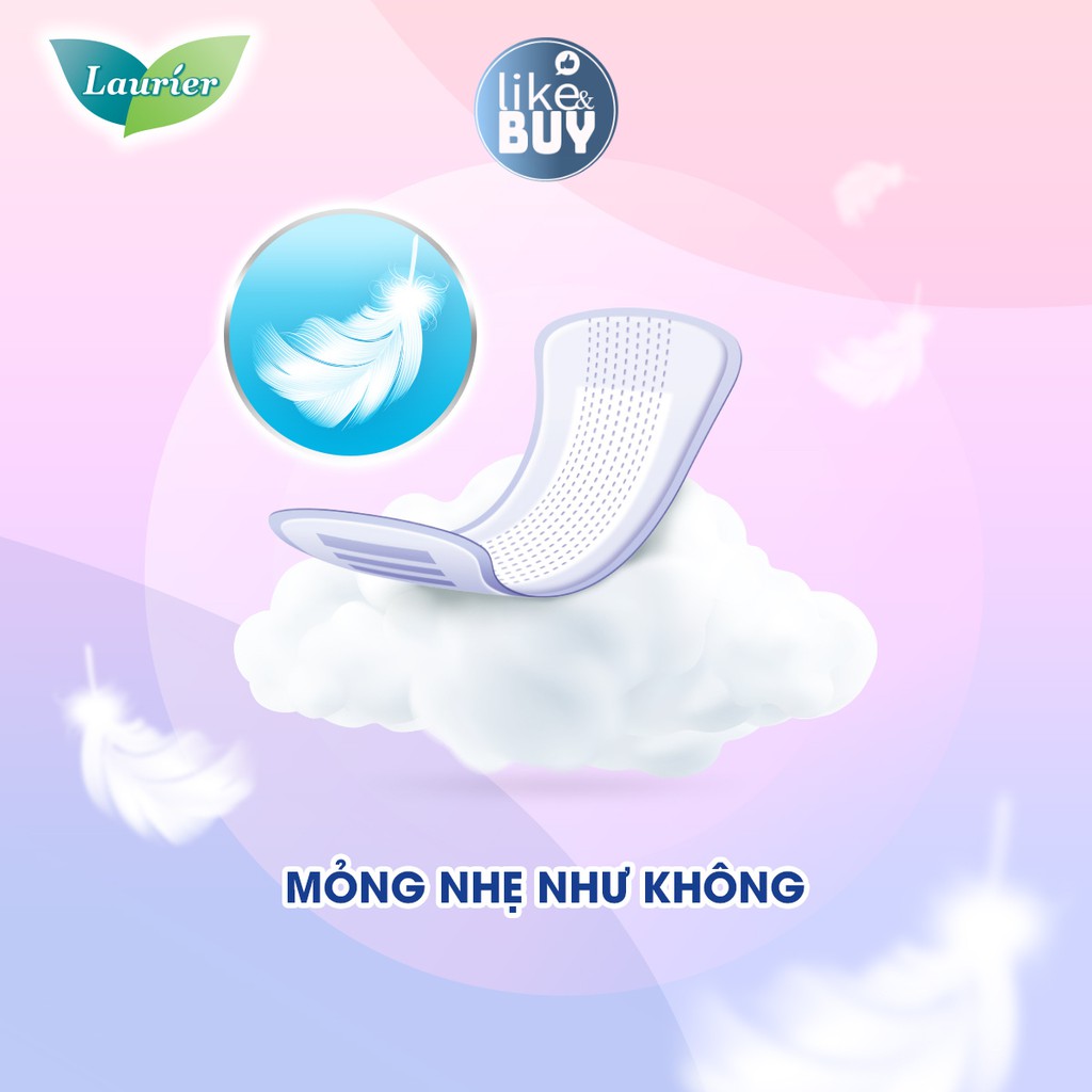 Băng vệ sinh hàng ngày Laurier hàng nội địa Nhật Bản 1 bịch 72 miếng - hàng ngoại LikeandBuy