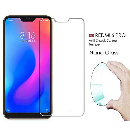 Kính cường lực trong suốt Xiaomi Redmi 6 Pro / Mi A2 Lite