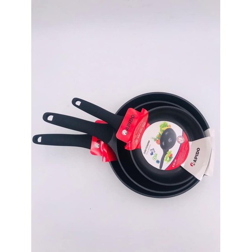 [hàng loại 1] CHẢO RAPIDO 24CM ĐEN -phukienphuonghoang