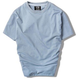 Áo thun Uni trơn màu đen cotton