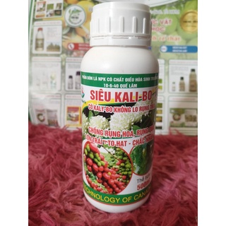 Phân bón lá siêu Kali Bo chai 500ml kích thích ra hoa đậu quả, To trái, lớn trái, chắc quả, ngọt