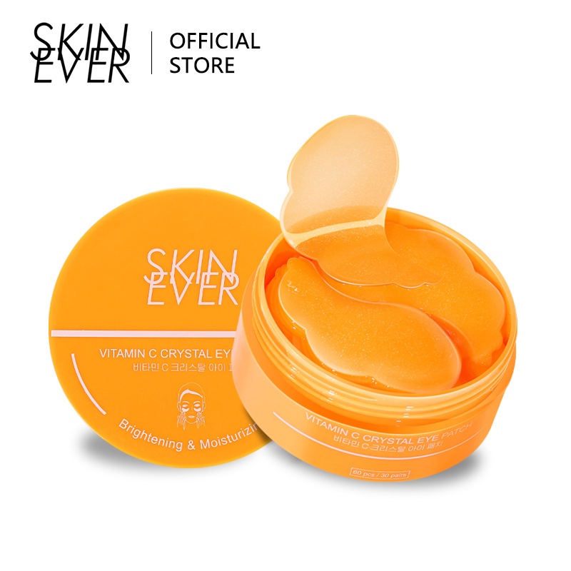 Set 60 Mặt Nạ Mắt SKIN EVER Vitamin C Pha Lê Dưỡng Ẩm Chống Lão Hóa Và Nếp Nhăn | BigBuy360 - bigbuy360.vn